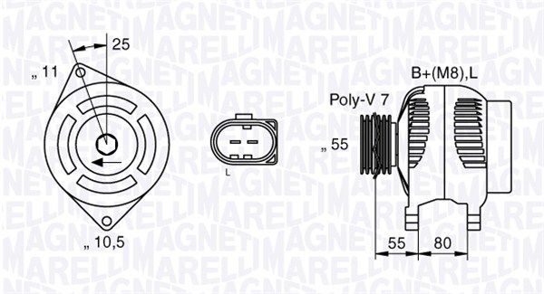 MAGNETI MARELLI Generaator 063533250530